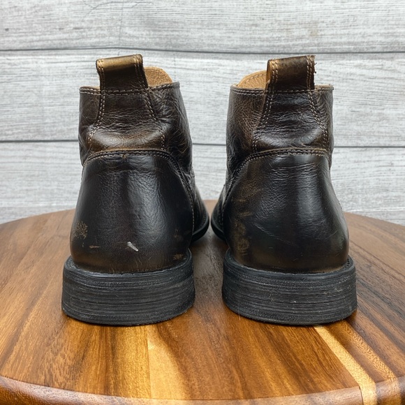 Bed Stu Louis Rustic Distressed Lace Up Leather Ankle Dress Boot Men’s Size 9.5 - Picture 6 of 12